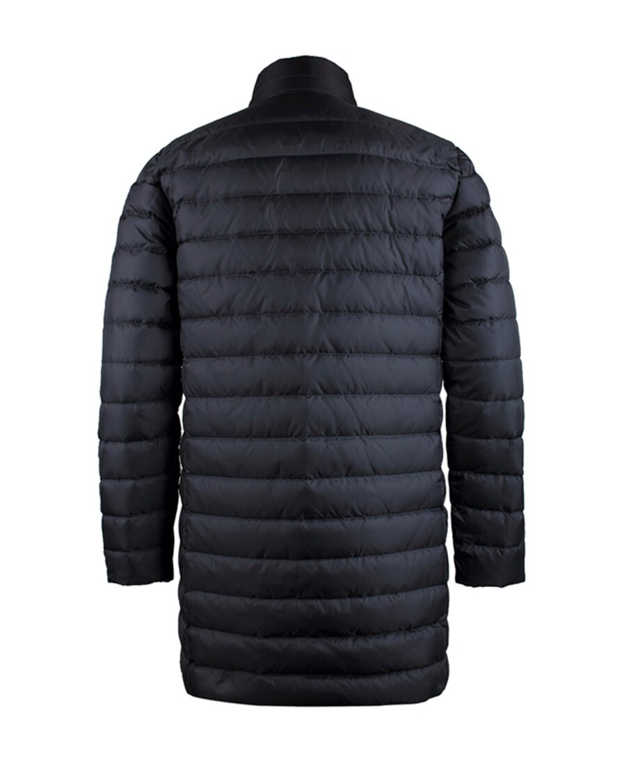 Ea7 Quilted Down Jacket In Black