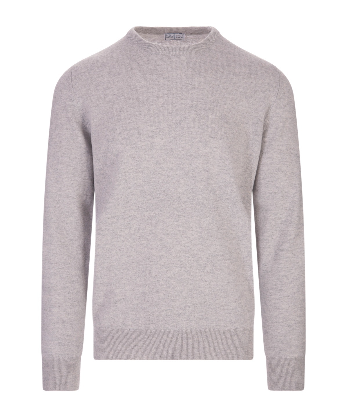 Fedeli Long-sleeved Sweater In Gray