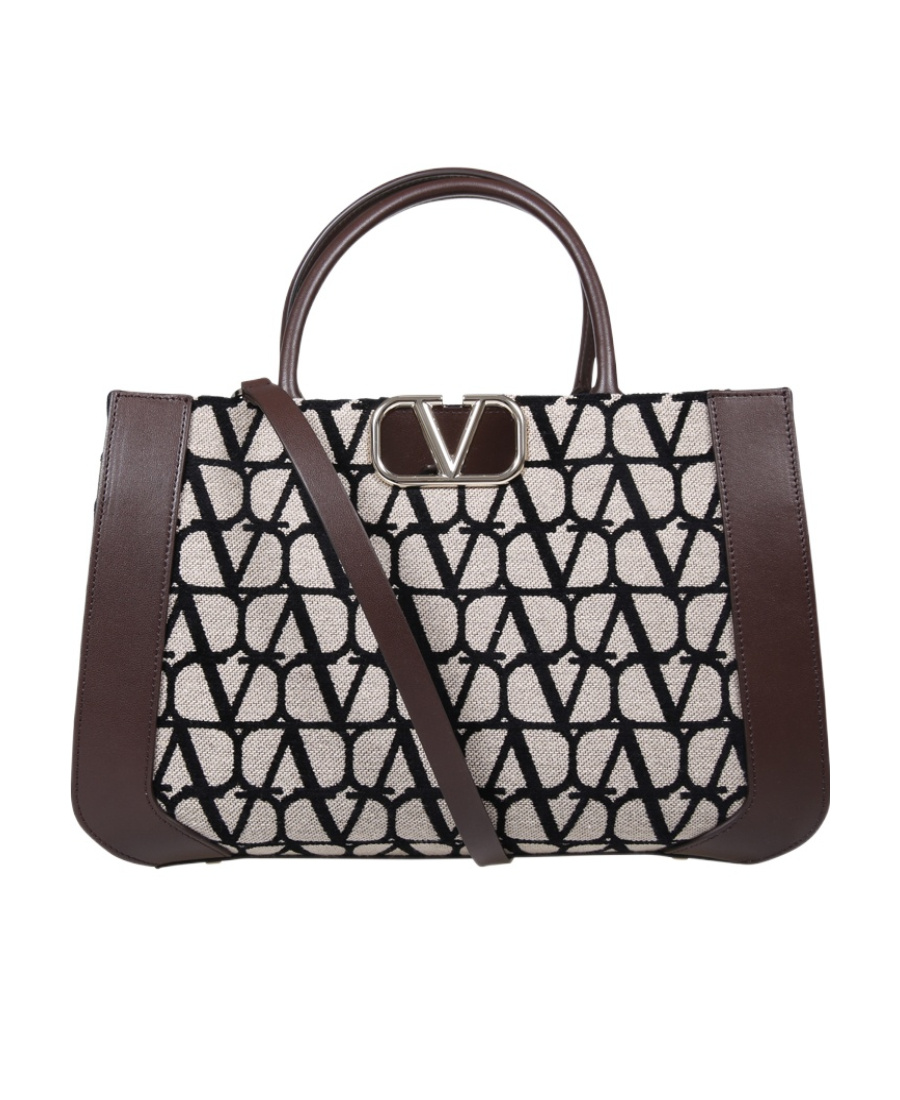 Valentino Toile Iconographe Tote Bag In Black