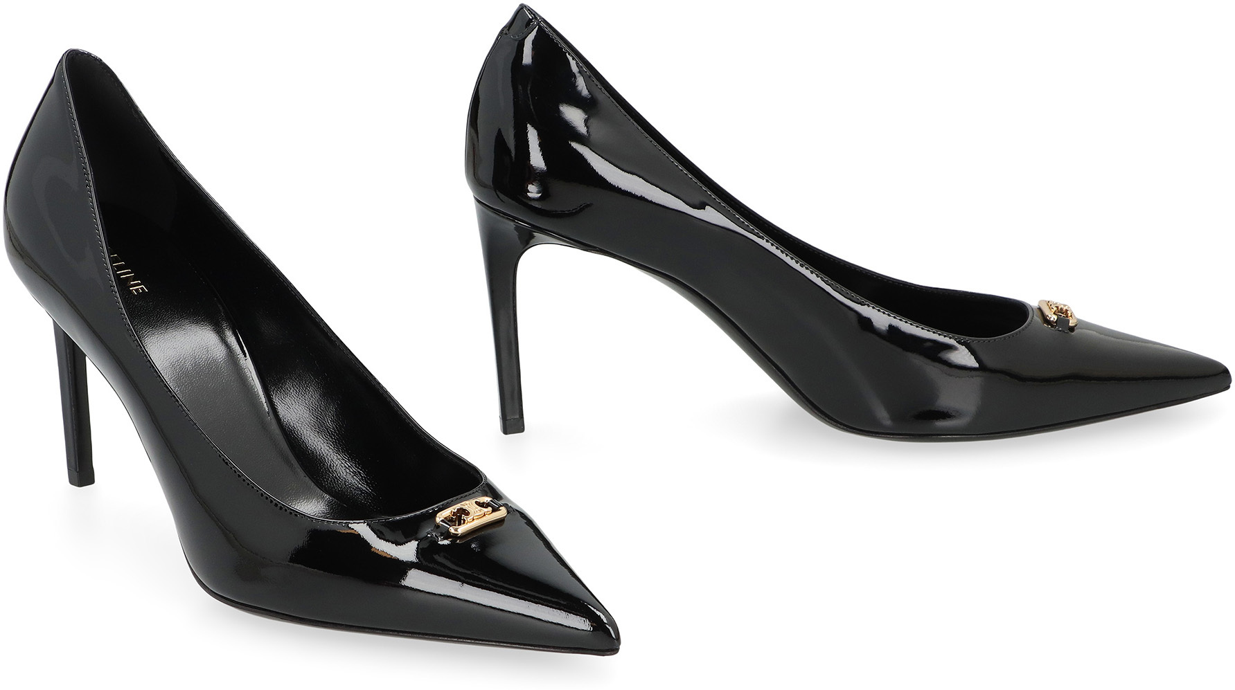 Celine Pointed Toe High Heels In Black
