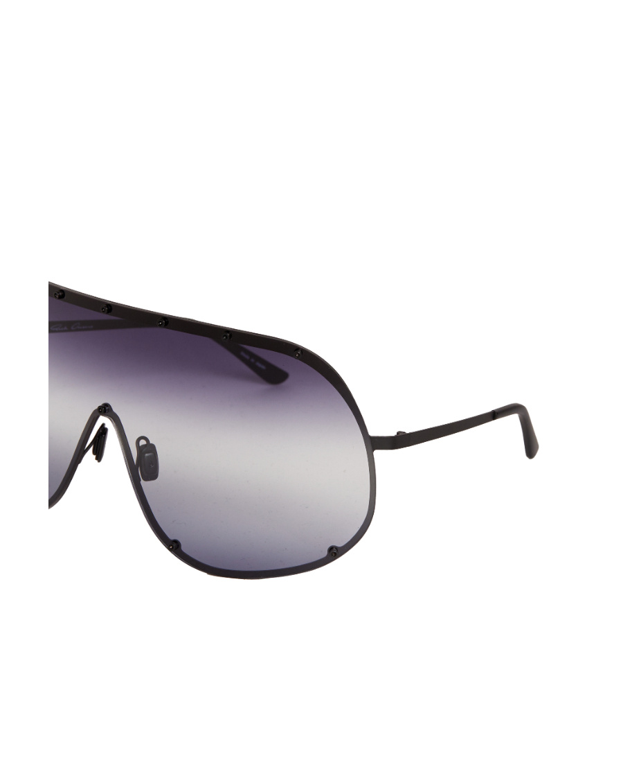 Rick Owens Shield Sunglasses In White