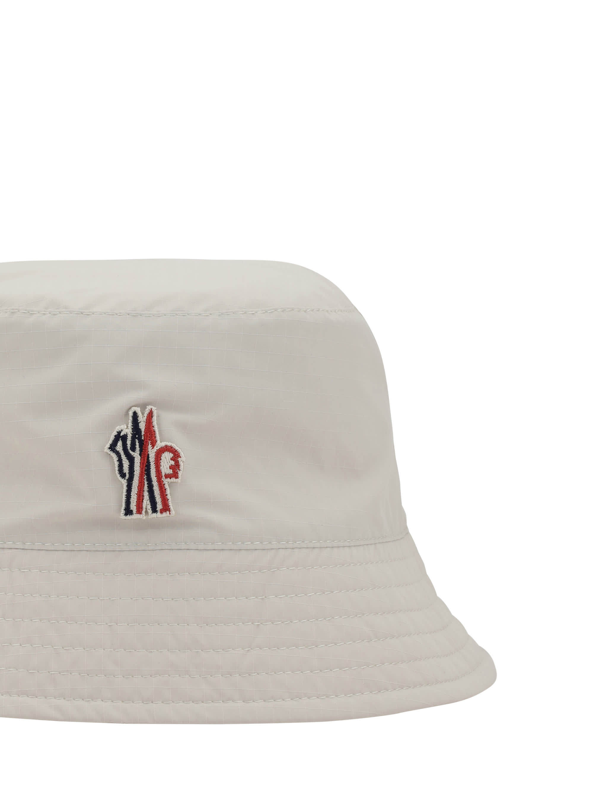 Shop Moncler Packable Bucket Hat In White