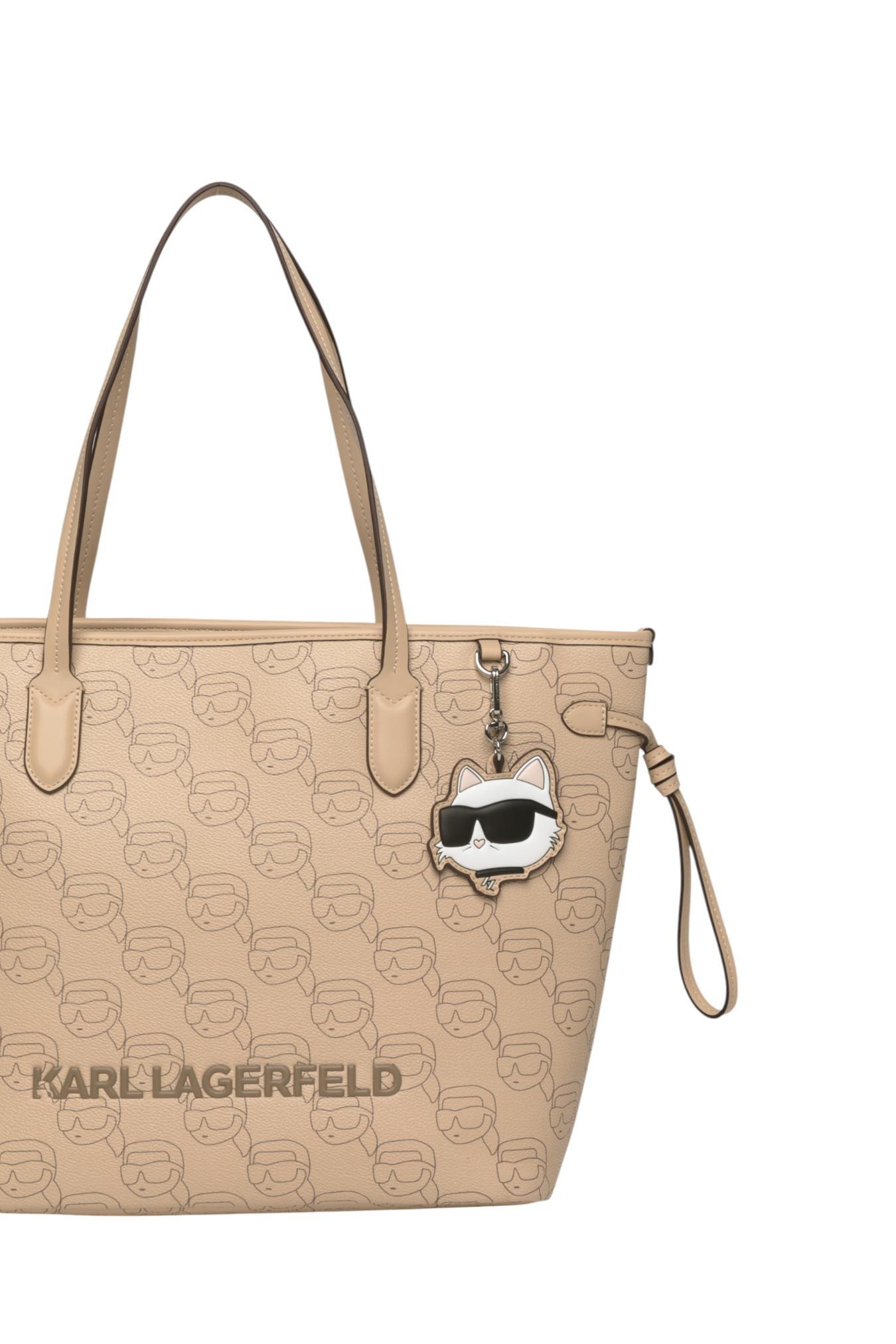 Karl Lagerfeld Ikon Monogram Large Tote Bag