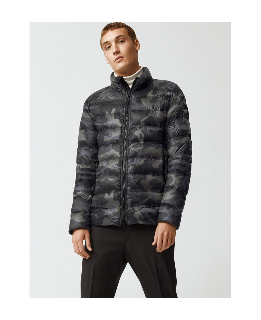 Canada Goose Crofton Padded Down Jacket In Black