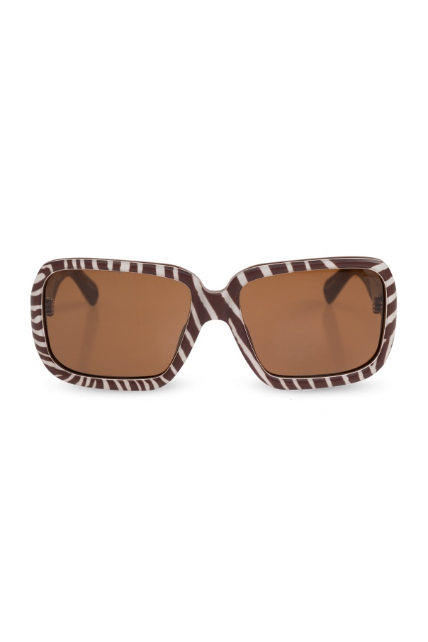 Jacquemus Cabana Square Sunglasses In Brown