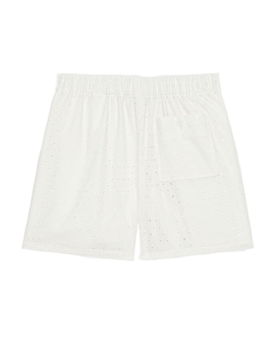 Kenzo Elastic Waist Shorts In White