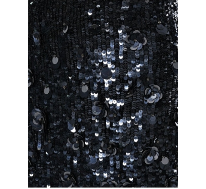 P.a.r.o.s.h Sequined Skirt In Black