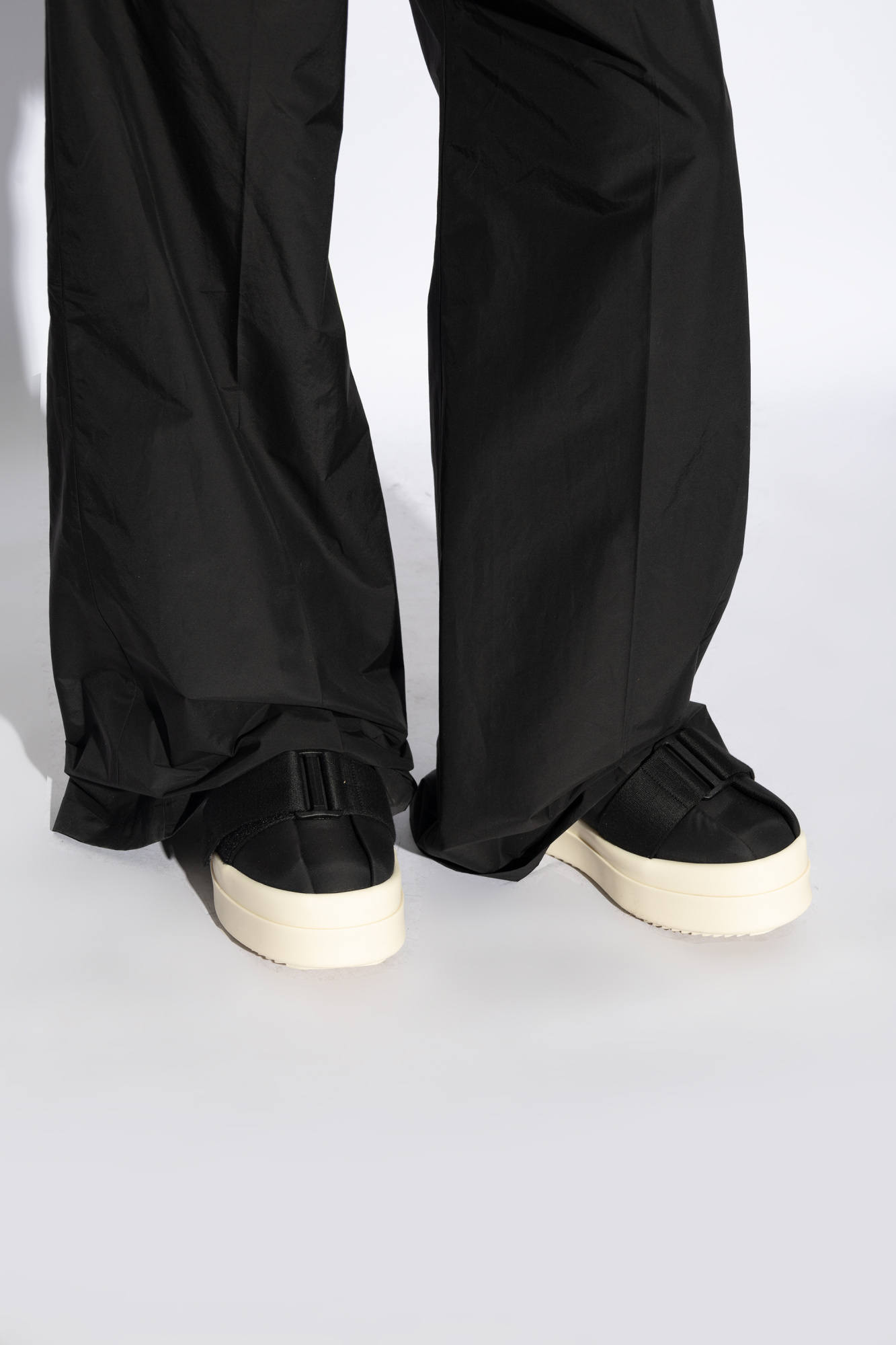 Moncler X Rick Owens Rick Owens X Moncler Round-headed Boots In Black