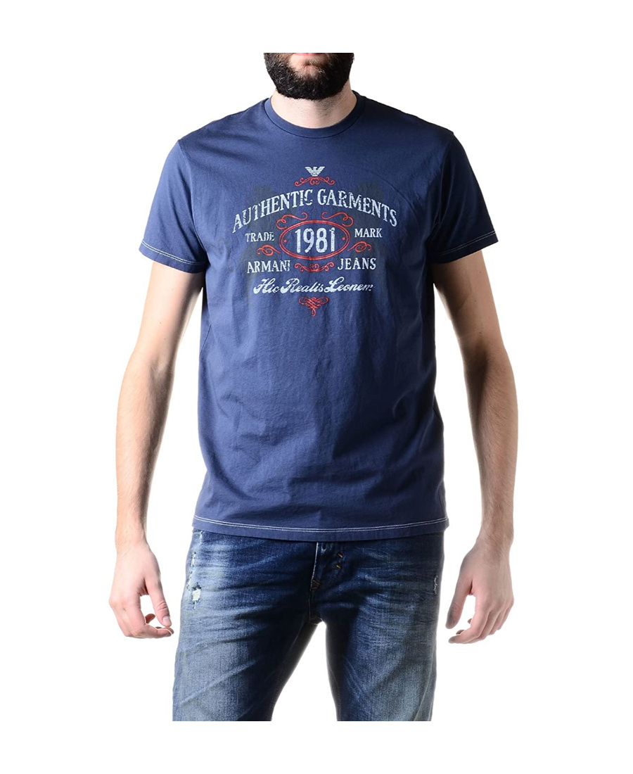 ARMANI JEANS LOGO DETAILS T-SHIRT