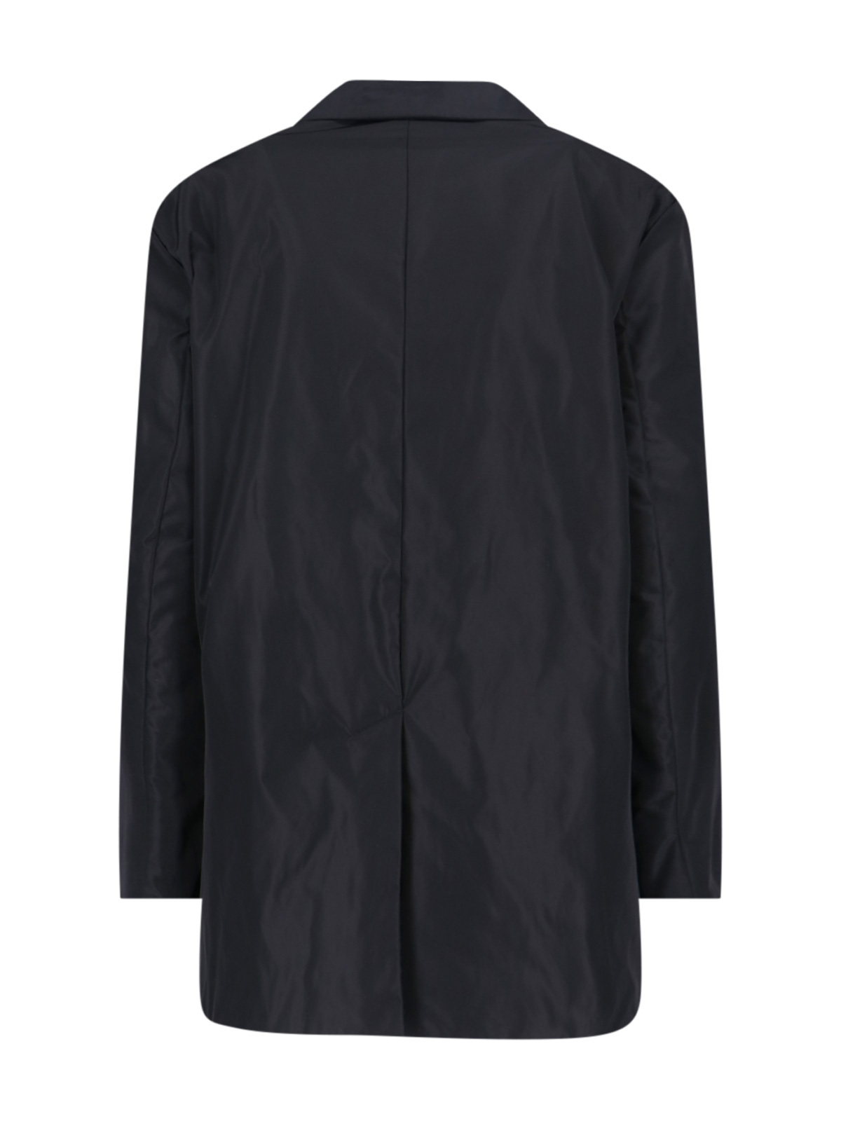 Aspesi Double-breasted Blazer Notched Lapels In Black
