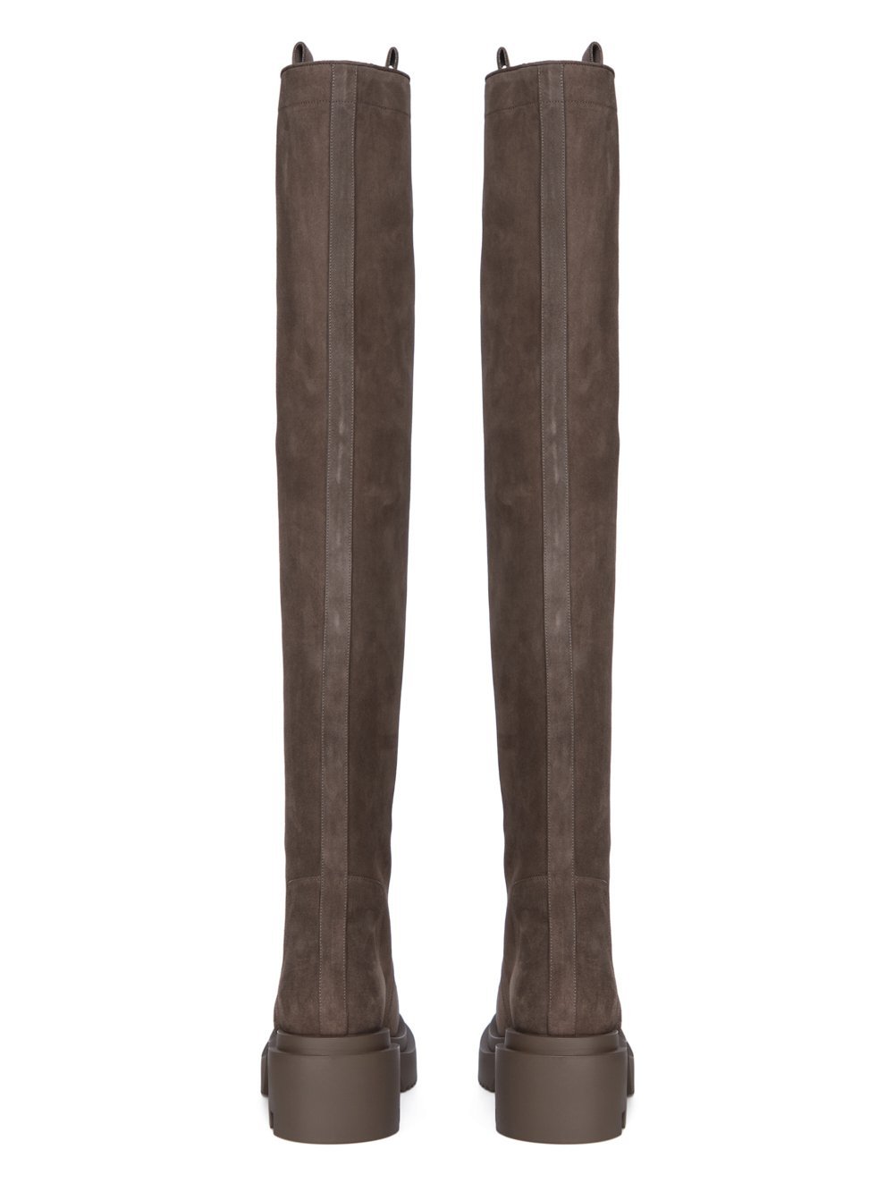 Rick Owens Bogun Boots In Gray