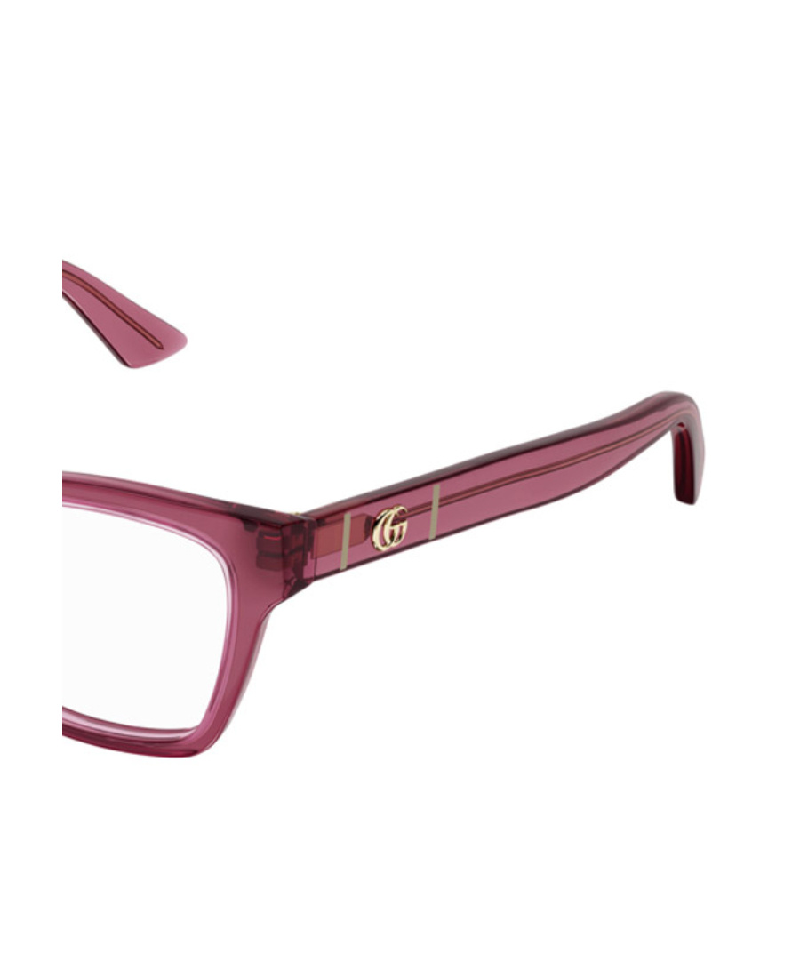 Gucci Eyewear Rectangular Frame Glasses In Purple