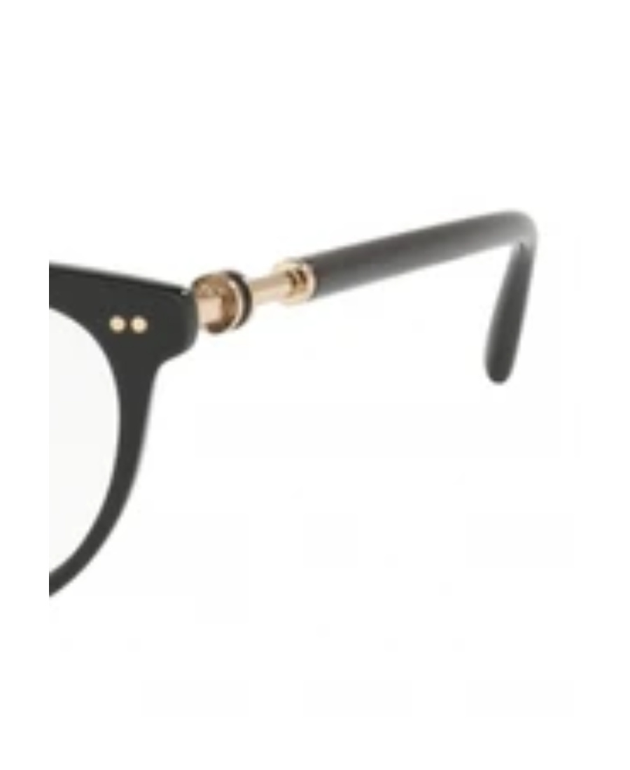 Bvlgari Black Round Frame Flat Mirror In White