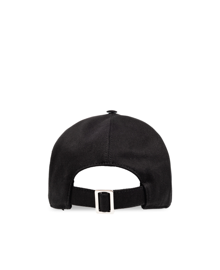 Ferragamo Logo Baseball Cap In Black