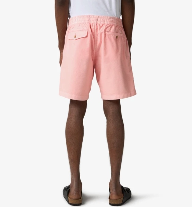Polo Ralph Lauren Mens Drawstring Regular-fit Cotton-poplin Shorts Rose Xl In Pink