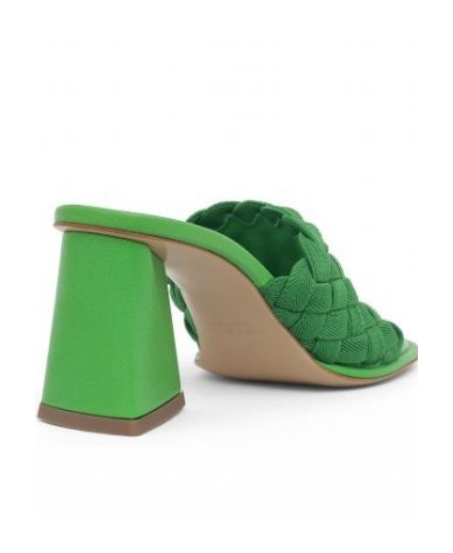 STRATEGIA KNITTED HIGH-HEELED SANDALS
