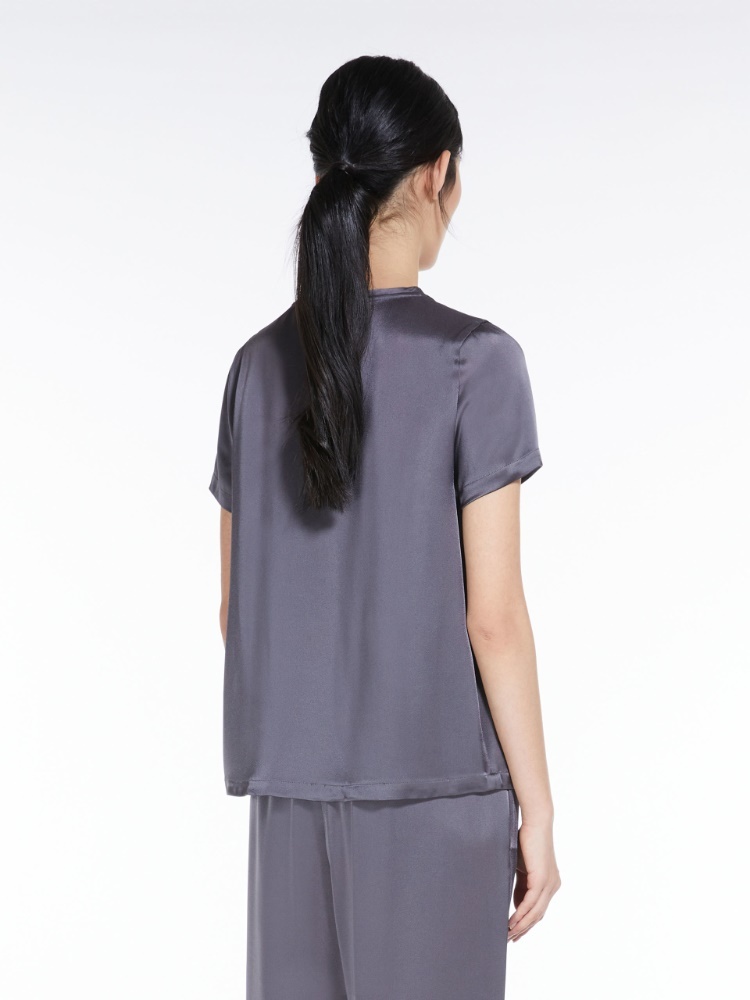 Max Mara Rebecca T-shirt In Purple