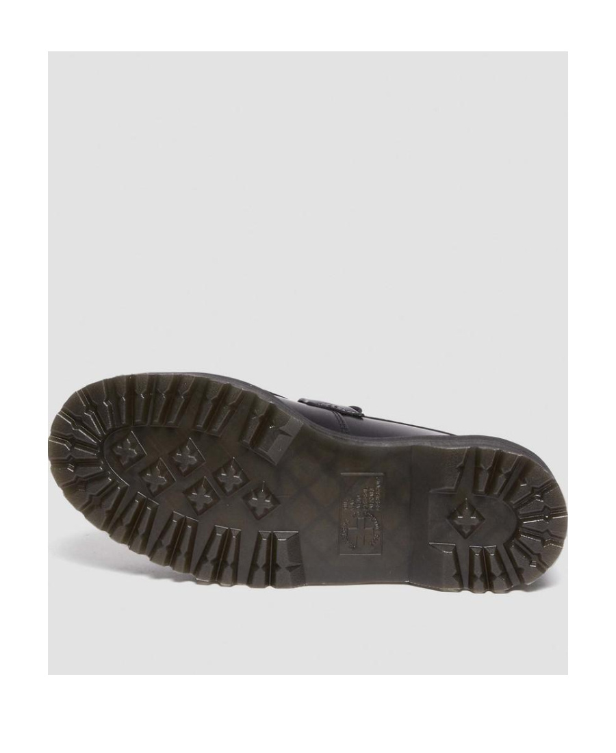 Dr. Martens' Adrian Snaffle Thick-soled Love Shoes In Black