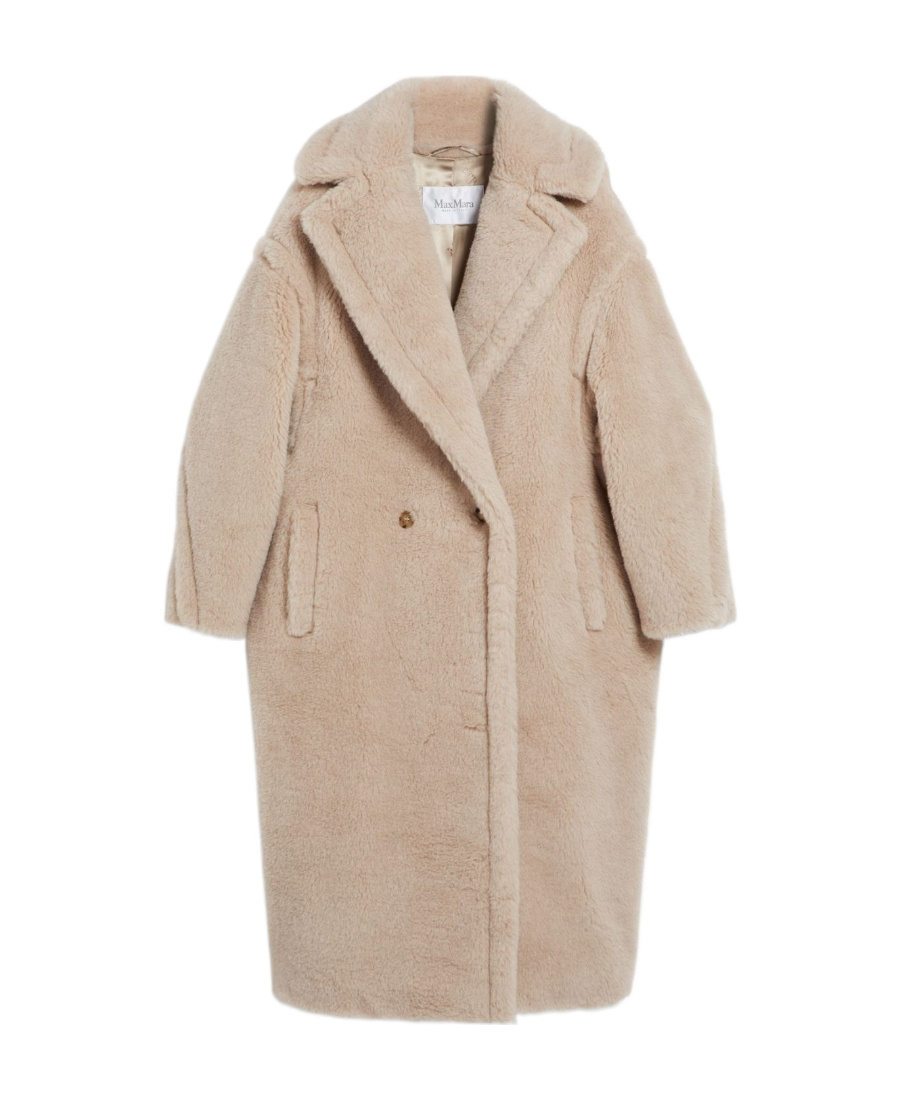 Max Mara Teddy Bear Icon Coat In Nude