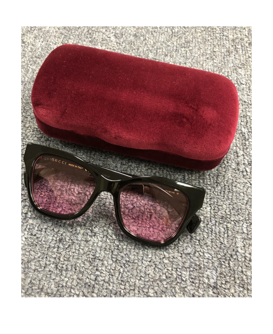 Gucci Cat-eye Frame Logo Sunglasses In Red