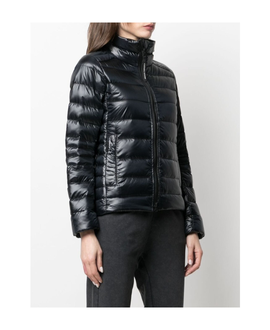 Canada Goose Logo-patch Padded Jacket In Black