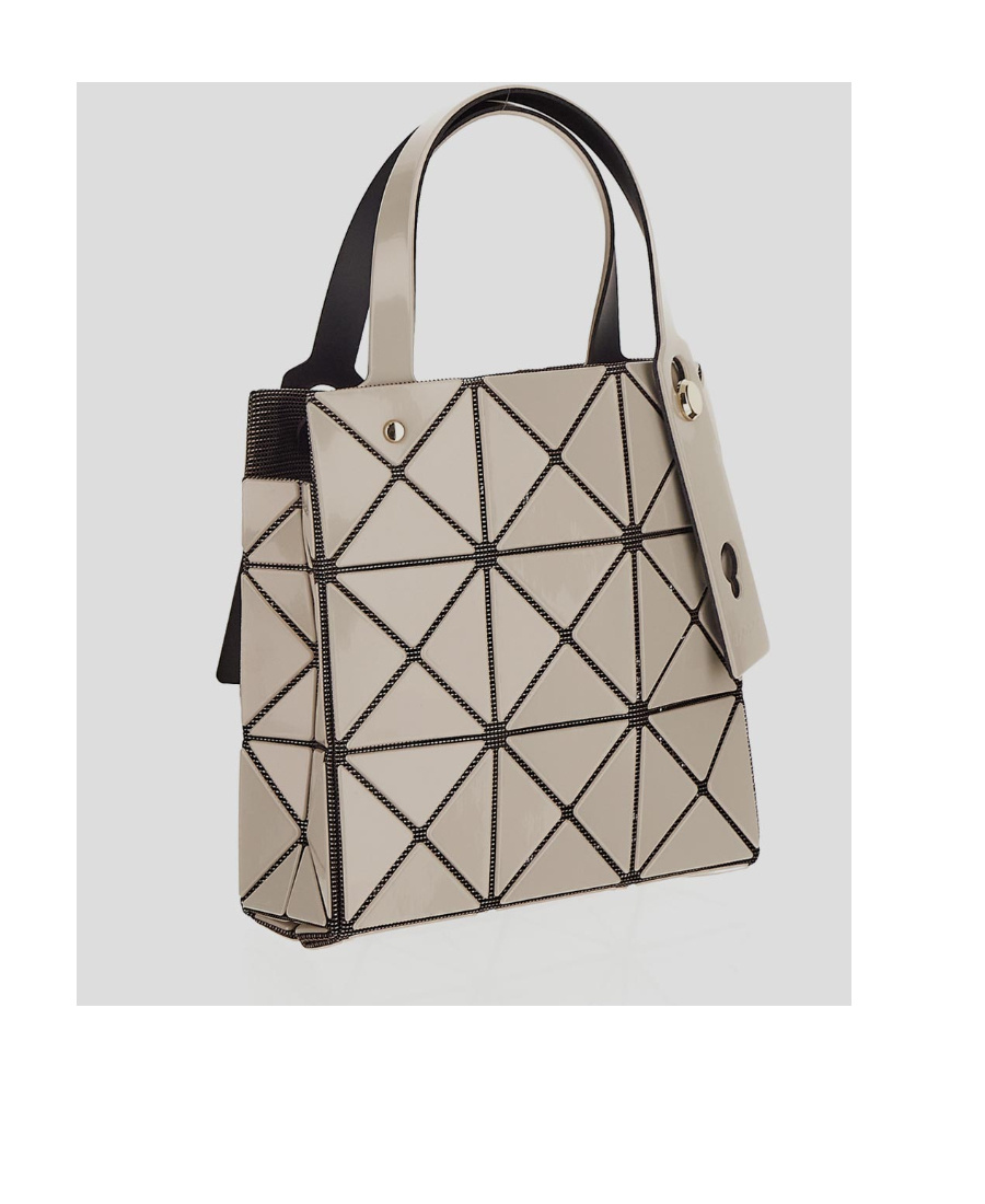 Bao Bao Issey Miyake Carat Geometric-panelled Tote Bag In Nude