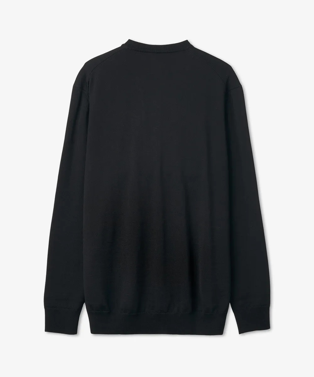 Wardrobe.nyc Merino Wool Cardigan In Black