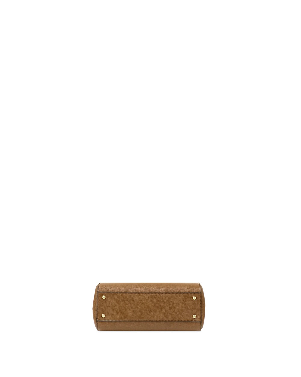 Dolce & Gabbana Logo Details Handbag In Brown