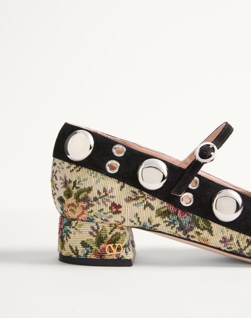 Valentino Round-toed High Heels In Multi