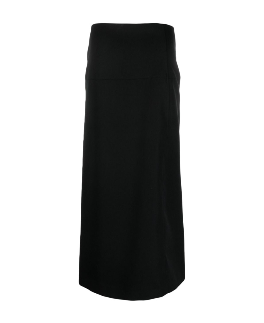 Jil Sander Zipper Skirt In Black