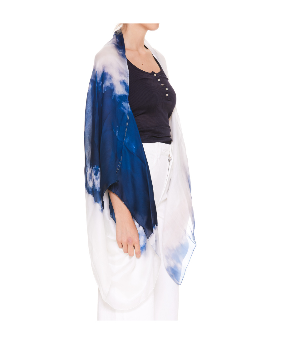 Alexander Mcqueen Logo Scarf In White