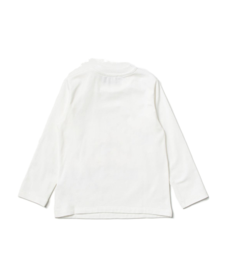 Moschino Printed Long-sleeved T-shirt In White