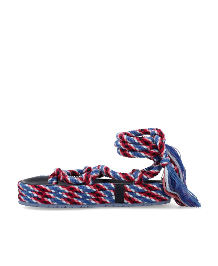 Shop Isabel Marant Erol Rope Sandals In Multicolor