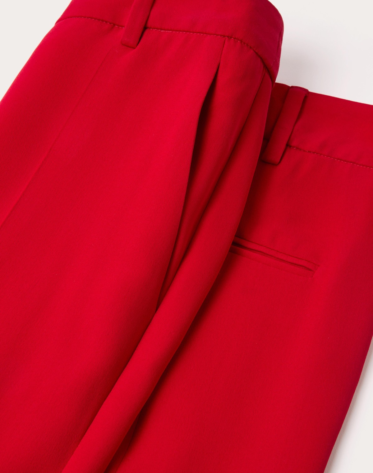 Valentino Cady Couture Trousers Woman Red 36 In Red