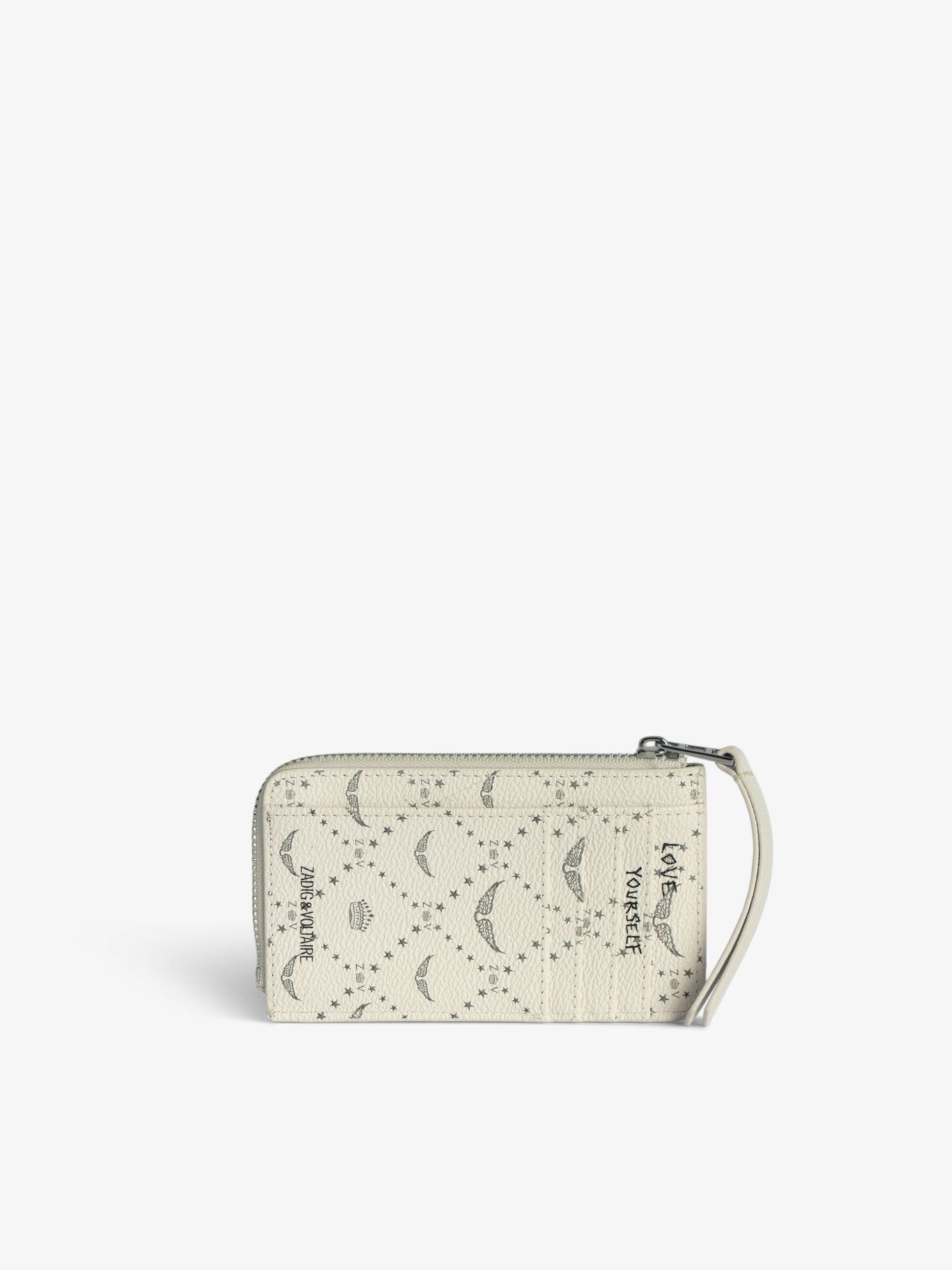 ZADIG & VOLTAIRE MONOGRAM CARD HOLDER