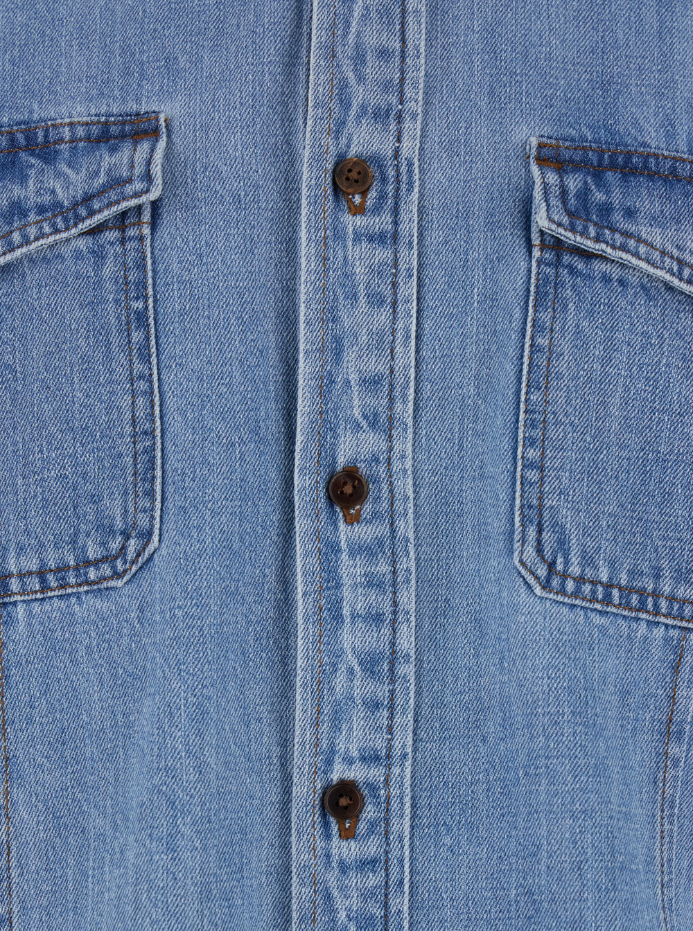 Dunst Jacket With Patch Pockets On The Chest In Denim