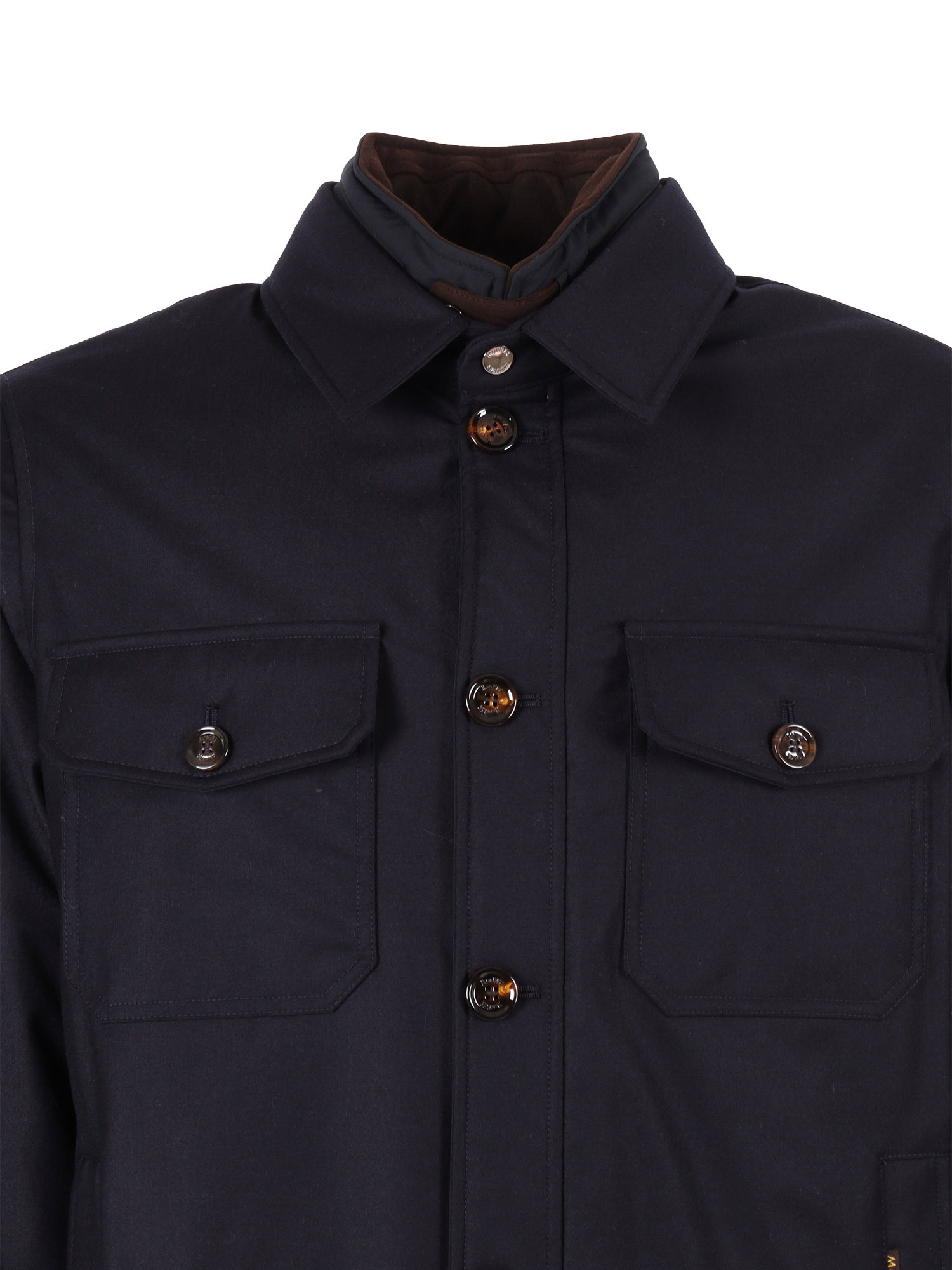 Moorer Tailored Black Wool And Cashmere Duino-ll Jacket In Black