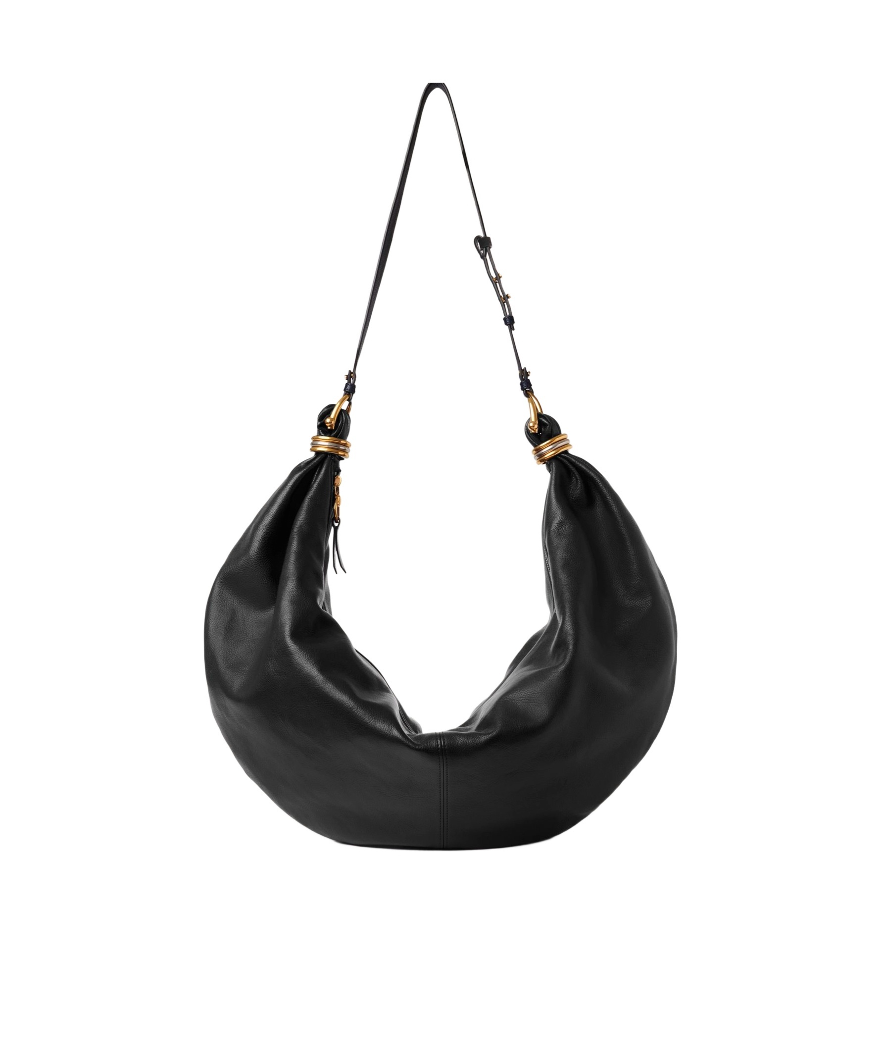 Chloé Large Logo Stray Bag In Black