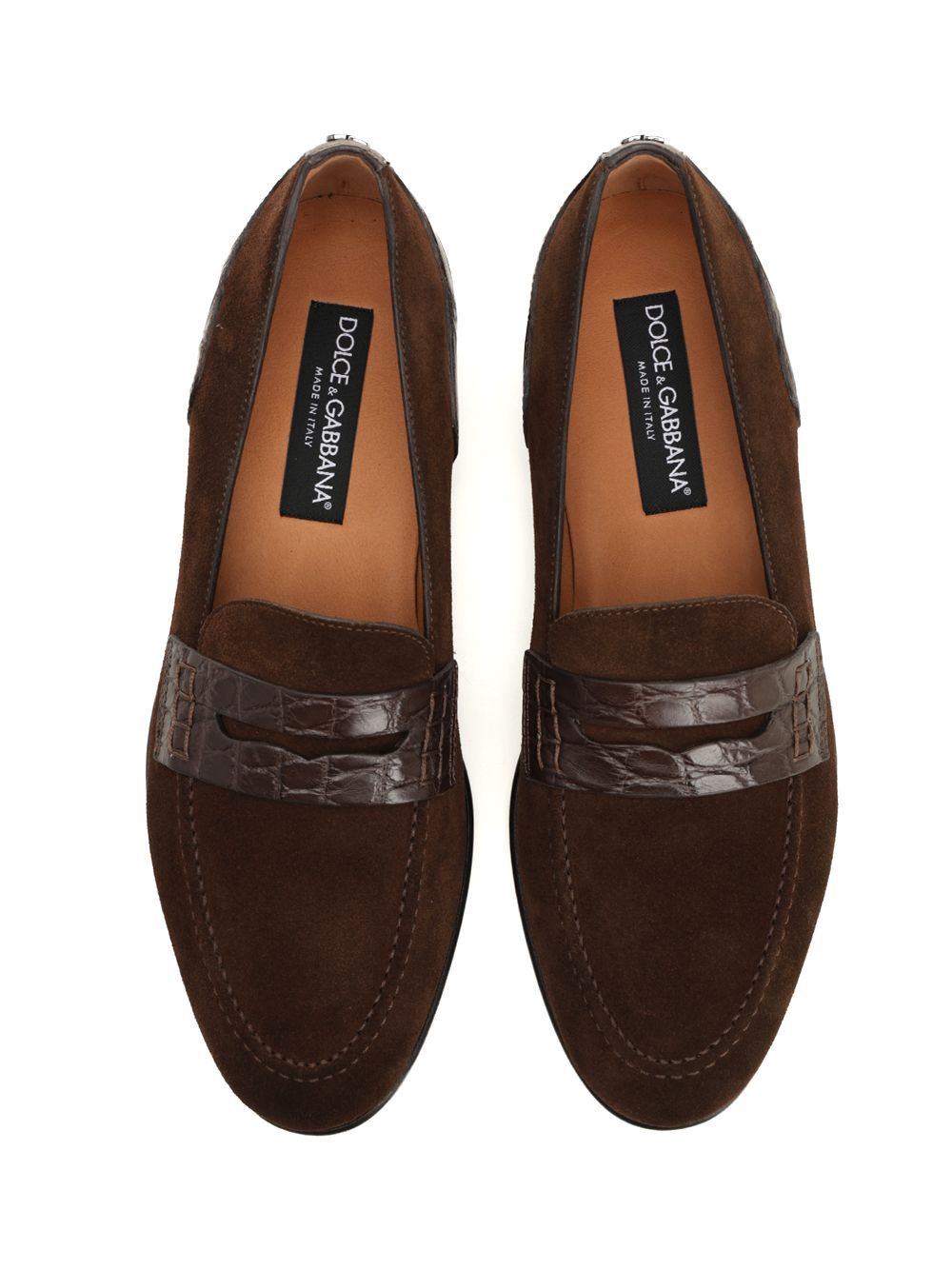 Dolce & Gabbana Round-toe Loafers In Multi