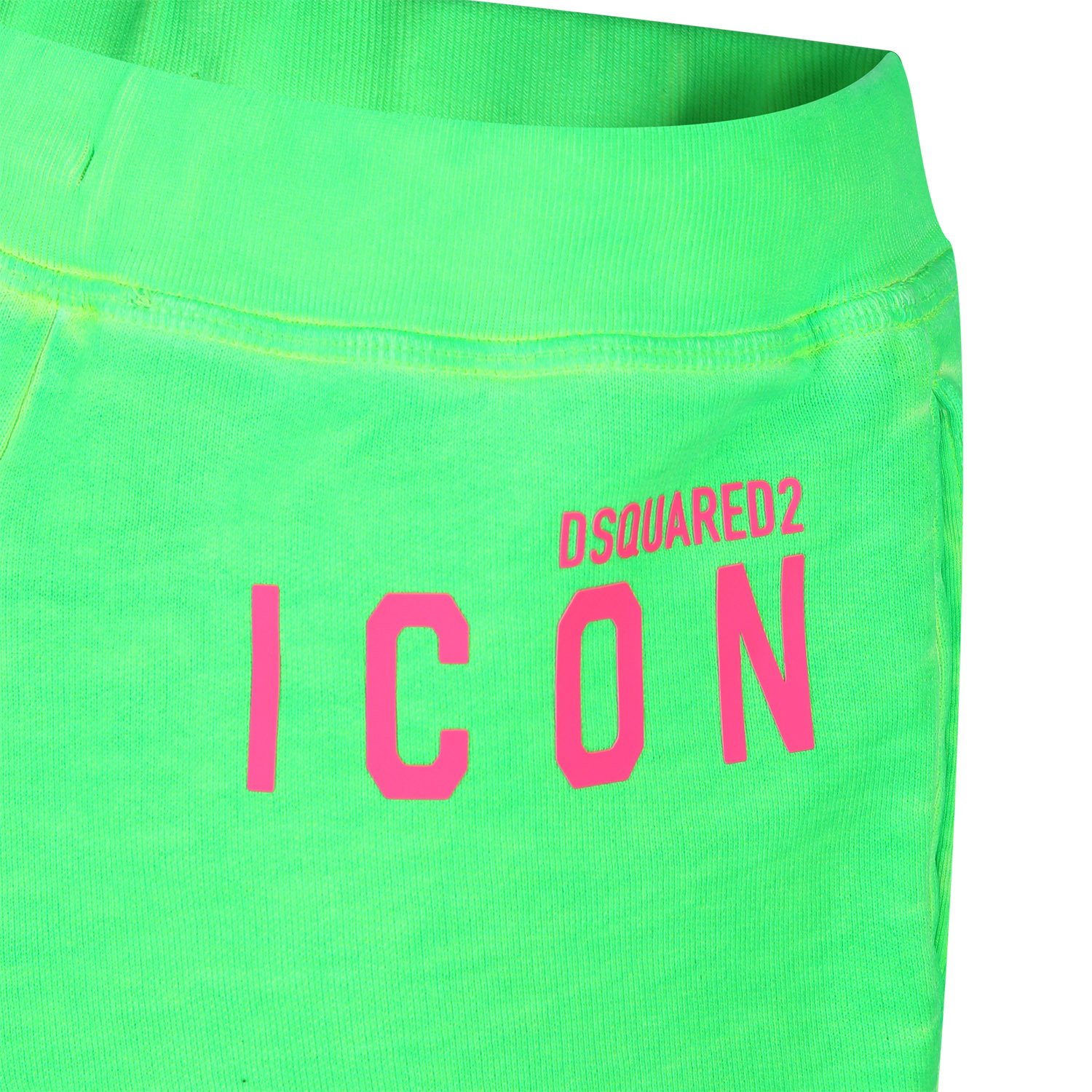 Dsquared2 Icon Logo-print Shorts In Green