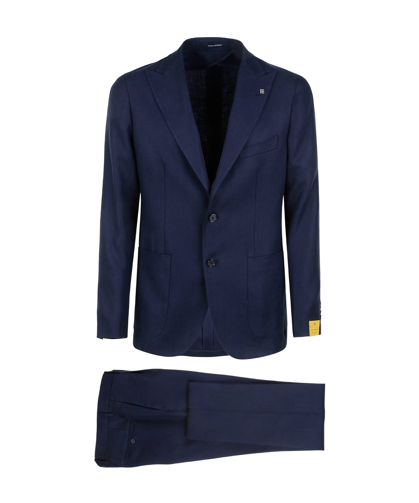 Tagliatore Long-sleeved Suit In Black
