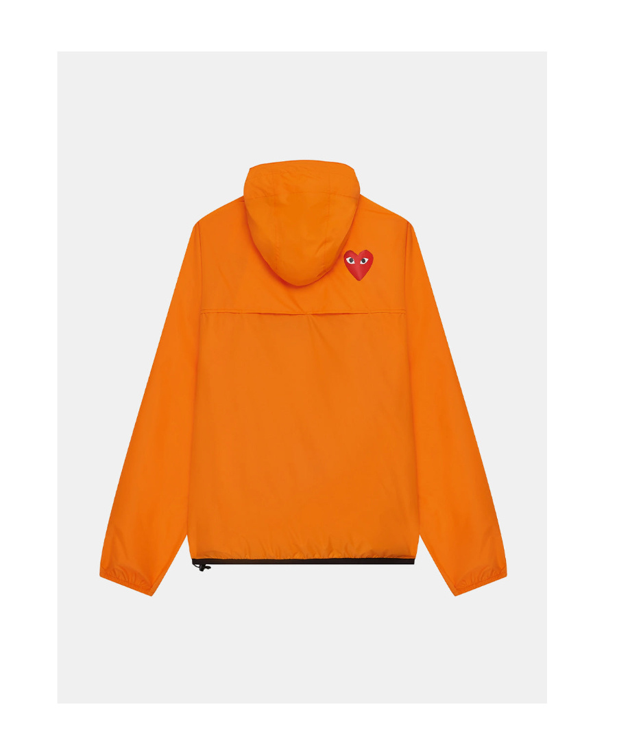 Comme Des Garçons Play X K-way Pullover Hooded Jacket