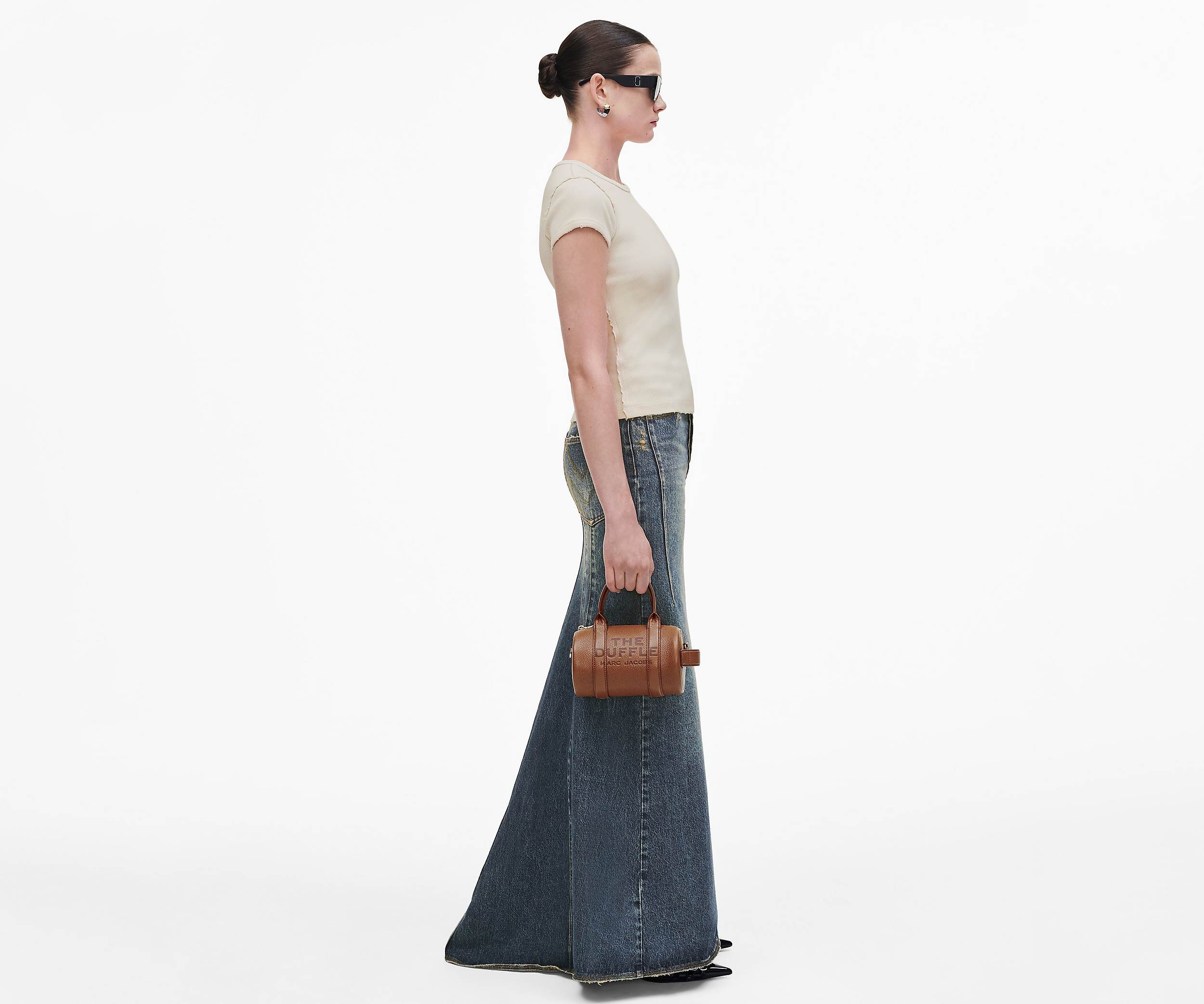 Marc Jacobs Logo Mini Shoulder Bag In Brown