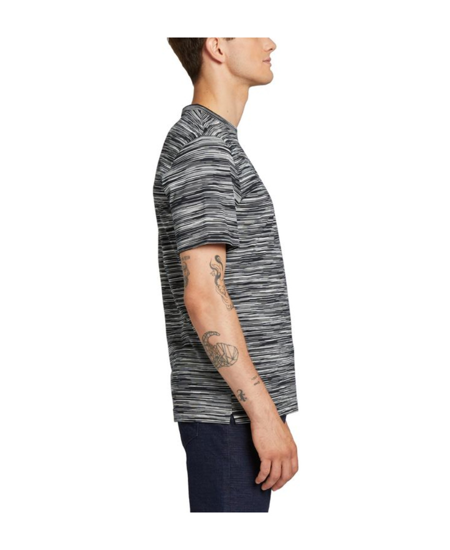 Missoni Man T-shirt Midnight Blue Size Xxl Cotton In Gray