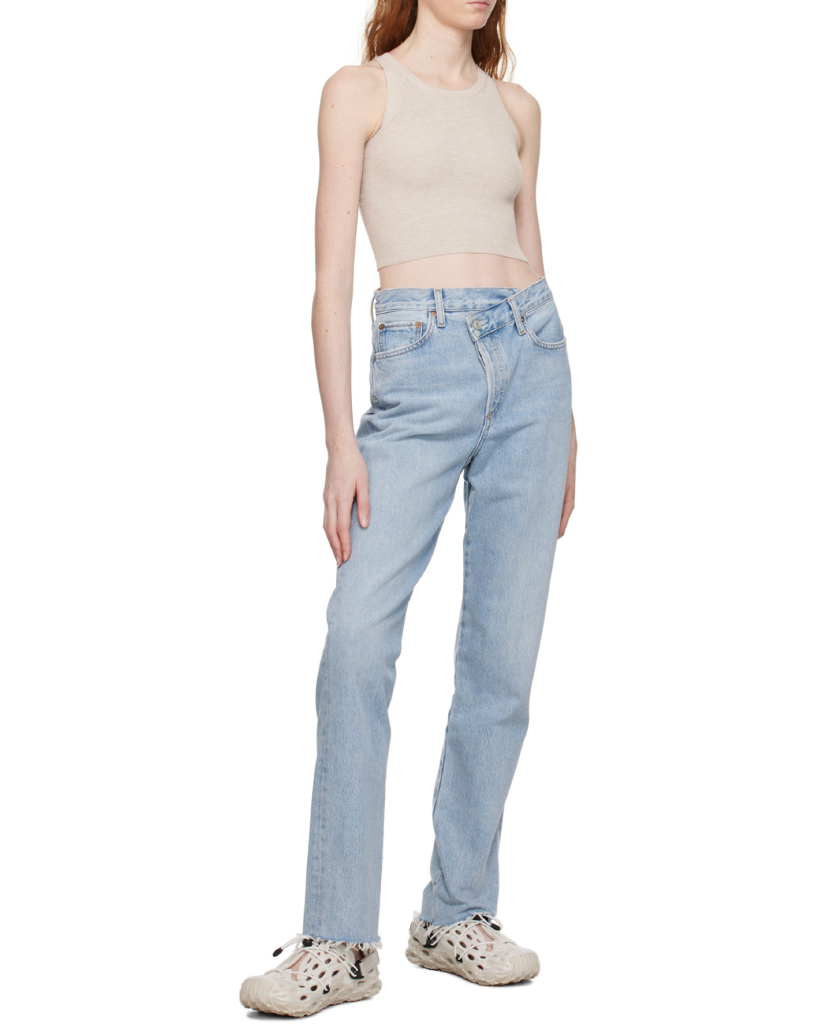 Agolde Crossed-straight Pants