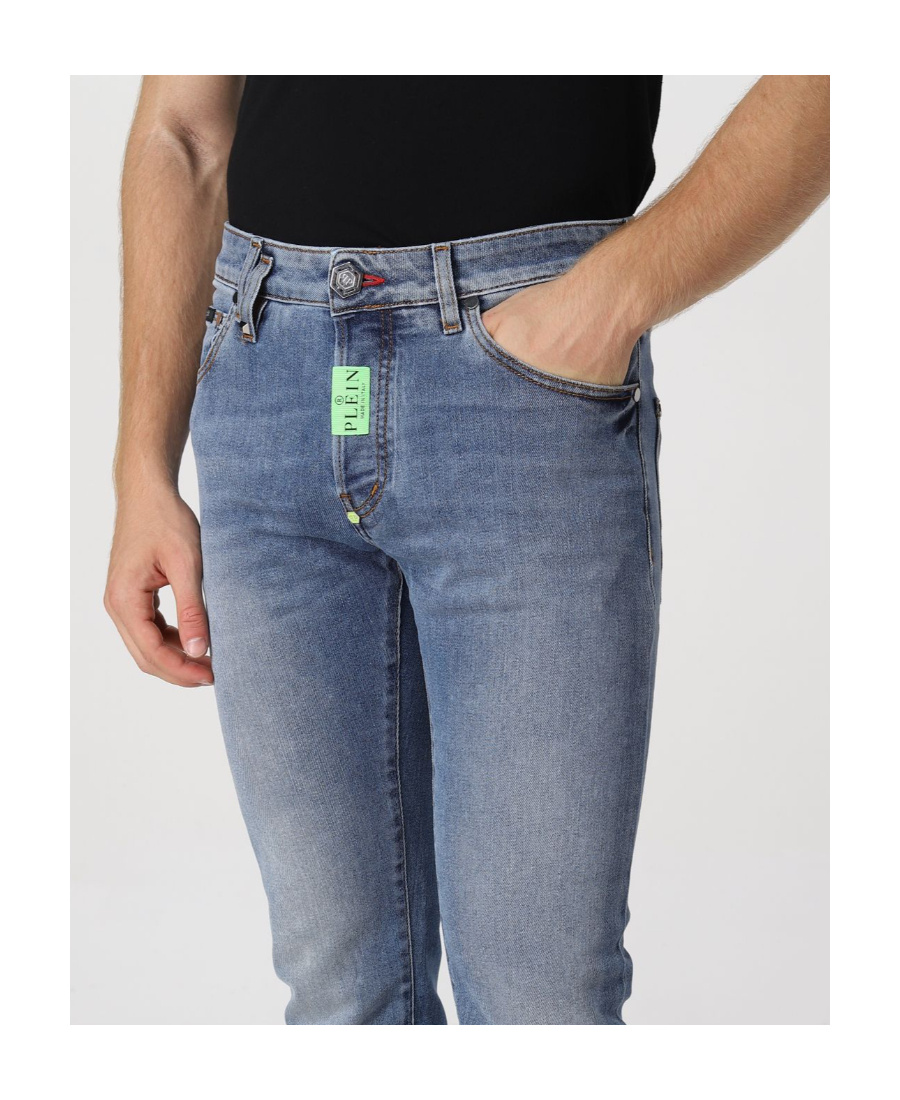 Philipp Plein Straight Jeans In Multicolor
