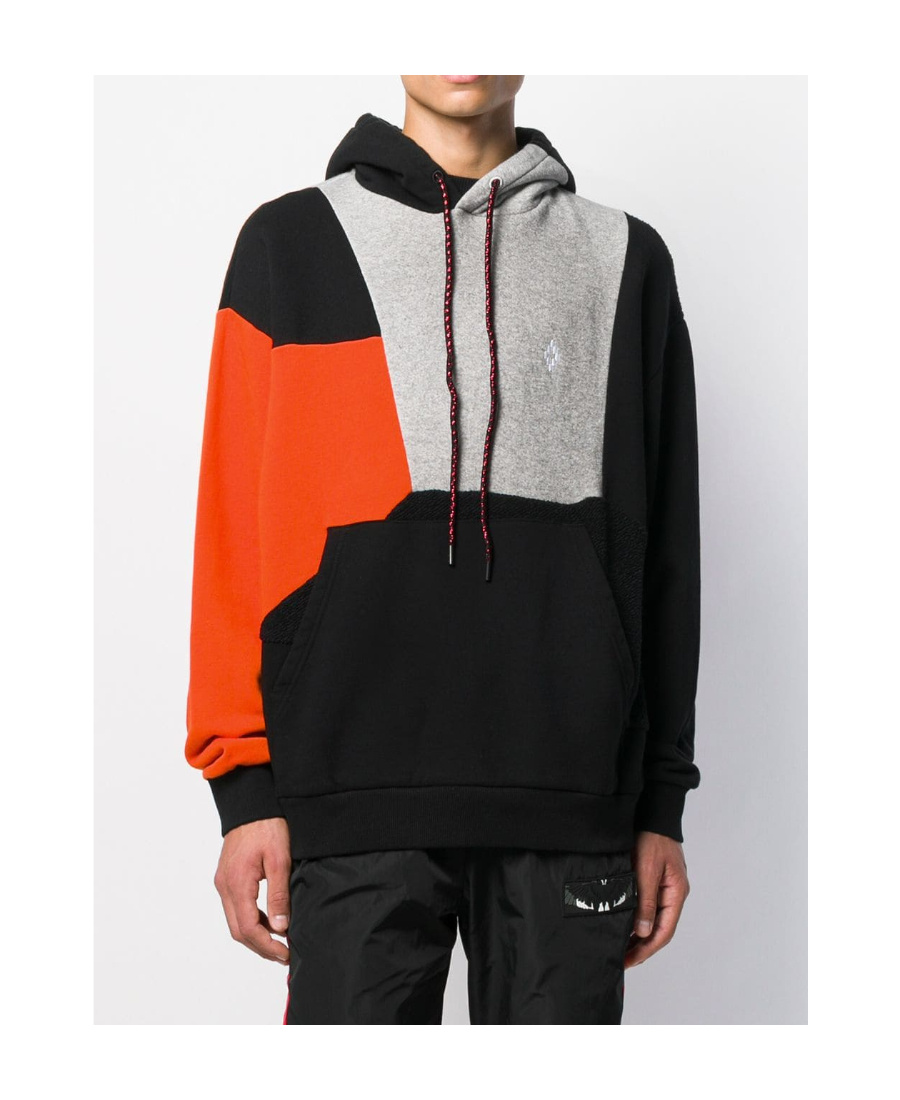 MARCELO BURLON COUNTY OF MILAN COLOR LACE-UP HOODED SWEATER