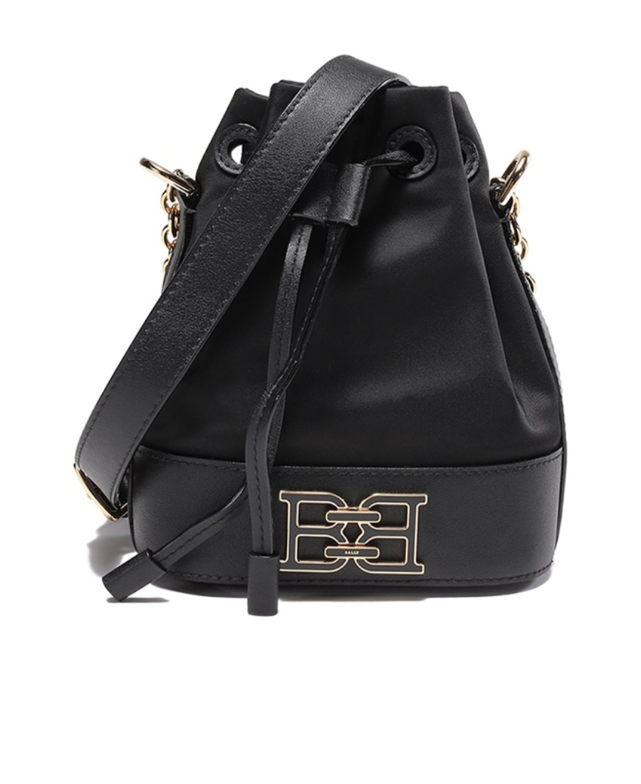 BALLY DRAWSTRING BUCKET CROSS-BODY BAG