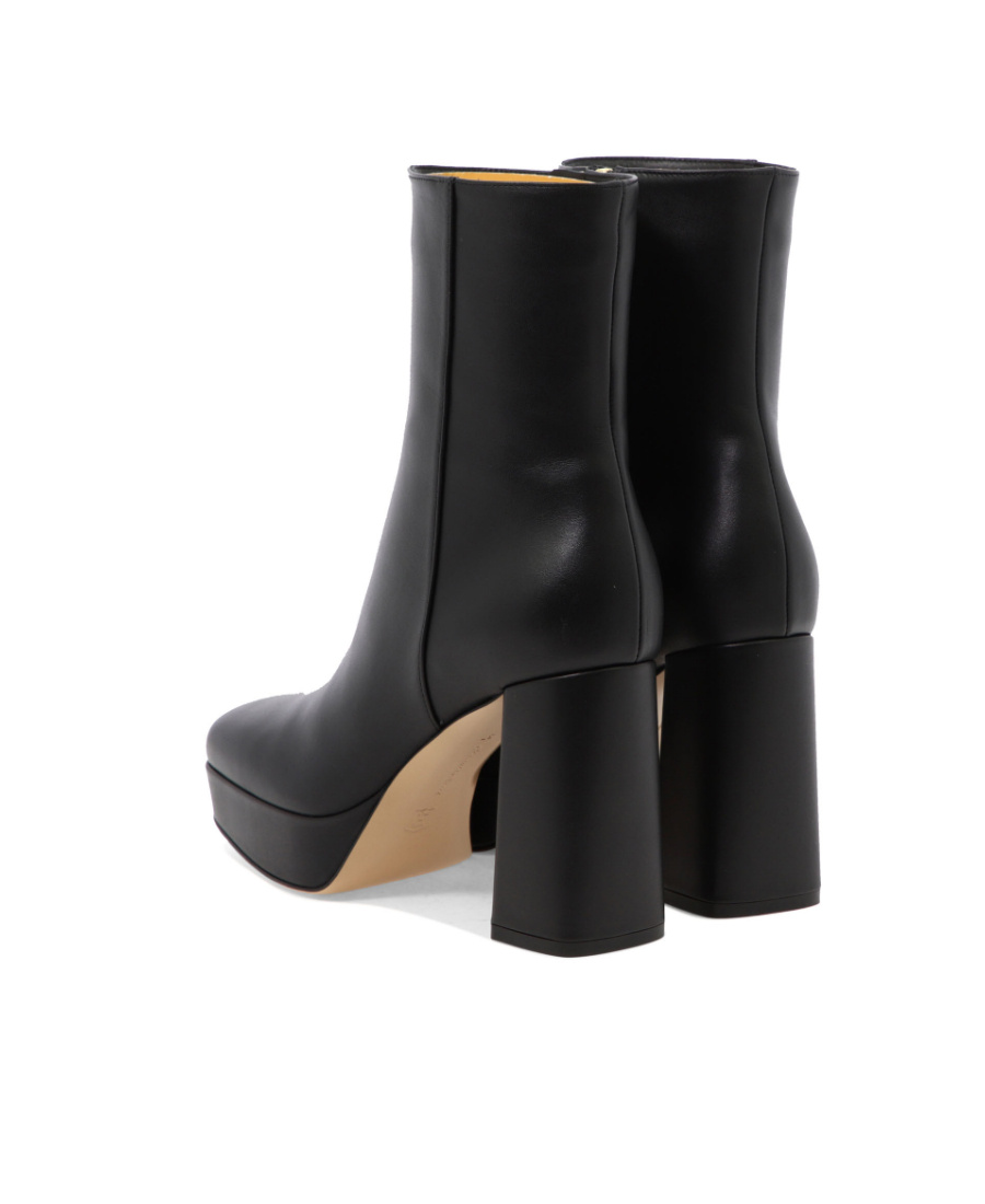 Shop Gianvito Rossi Daisen 100mm Heel Ankle-boot In Black