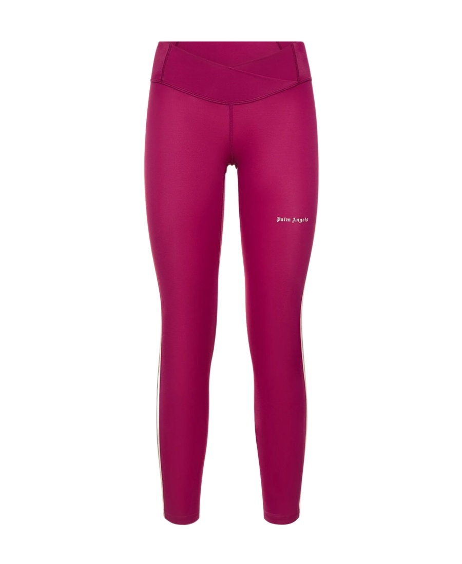 Palm Angels New Classic Training Leggings In Red